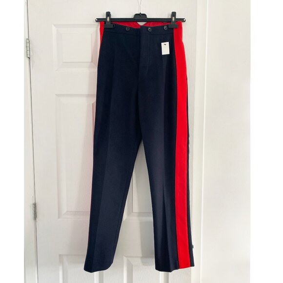 Joseph "Annum" Wool Pants with Red Stripe, size 38 (fits like slim size 4) - Picture 4 of 14